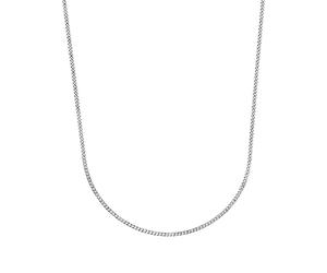 Amor Collier 925 Sterling Silber Unisex Damen Herren Halsschmuck, 42 cm, Silber, Kommt in Schmuck Geschenk Box, 2017686