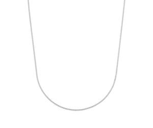 Amor Collier 925 Sterling Silber Unisex Damen Herren Halsschmuck, 42 cm, Silber, Kommt in Schmuck Geschenk Box, 2017785