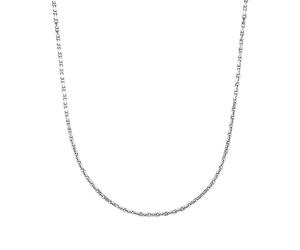 Amor Collier 925 Sterling Silber Unisex Damen Herren Halsschmuck, 45 cm, Silber, Kommt in Schmuck Geschenk Box, 2017595