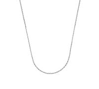 Amor Collier 925 Sterling Silber Unisex Damen Herren Halsschmuck, 50 cm, Silber, Kommt in Schmuck Geschenk Box, 2017728