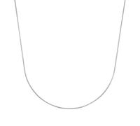 Collier Damen, Silber, mm, 1 mm, Silber 925, rhodiniert 2017578