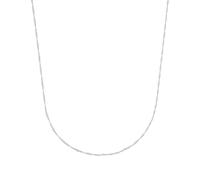 Amor Collier Damen, Silber, 1 mm, Silber 925, rhodiniert 2017469