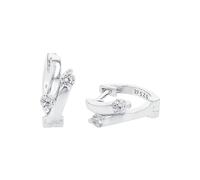 amor Creole für Damen, Sterling Silber 925, Zirkonia