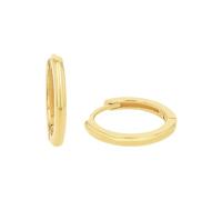 Amor Creolen 925 Sterling Silber Damen Ohrschmuck, 1,4 cm, Silber, Kommt in Schmuck Geschenk Box, 2038566