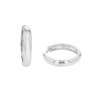 Amor Creolen für Damen 2023086 925 Sterling Silber 2,2 cm Weiß Geschenkbox
