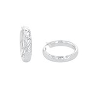 Amor Creolen Damen, Silber, onesize, 5 mm, Silber 925, rhodiniert 9061556