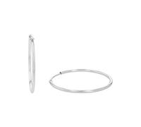 Amor Creolen für Damen, 925 Sterling Silber, silber Silber