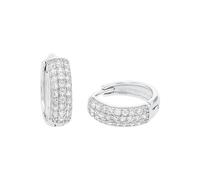 amor Creole für Damen, Sterling Silber 925, Zirkonia