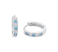 amor Creolen Blau Damen