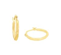 Amor Creolen für Damen, Gold 375, mehrfarbig Bicolor