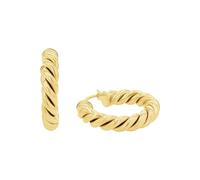 Amor Creolen Damen Ohrschmuck, 1,7 cm, Gold, Kommt in Schmuck Geschenk Box, 2036763