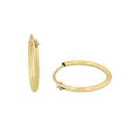 Amor Creolen für Damen, Gold 375, gold Gold