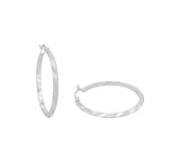 Paar Creolen AMOR "2024178" Ohrringe Gr. Silber 925 (Sterlingsilber), silberfarben Damen Creolen (92062753-0)