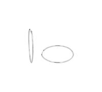 amor Creolen Silber Weiss Damen