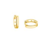 Amor Creolen für Mädchen, Gold 375, gold Gold