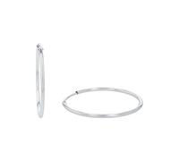 Amor Creolen für Damen, 925 Sterling Silber, silber Silber