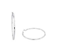 Amor Creolen 925 Sterling Silber 4 cm mit Geschenkbox für Damen