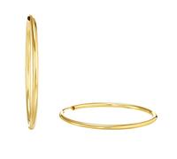 amor - Creolen für Damen und Herren, Unisex, Gold 375 Ohrringe