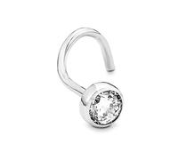 Amor Damen-Nasenstecker 925 Sterling Silber Hakenverschluss Zirkonia weiß 89128