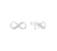 Amor Damen-Ohrstecker Infinity/Unendlichkeitszeichen 925 Silber rhodiniert Zirkonia weiß - 509961
