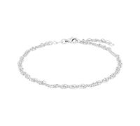 Amor Fußkette 925 Sterling Silber Damen Sommerschmuck, 25 cm, Silber, Kommt in Schmuck Geschenk Box, 2017455