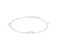 Amor Fußkette 925 Sterling Silber Damen Sommerschmuck, 25 cm, Silber, Delphin, Kommt in Schmuck Geschenk Box, 2017450