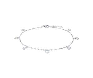 amor Fußkette Weiß Damen