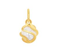 amor - Motivanhänger für Damen und Herren, Unisex, Gold 375, Wachsperle Ketten