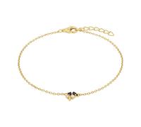 Amor Armband 925 Sterling Silber Damen Armschmuck, mit Zirkonia synth., 17+2 cm, Mehrfarbig, Kommt in Schmuck Geschenk Box, 2039094