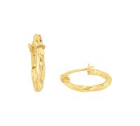 Amor Creolen Damen, Gold, onesize, 2 mm, Gold 375/9 ct 2013796