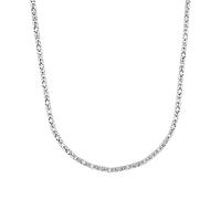 amor - Halskette für Damen und Herren, Unisex, 925 Sterling Silber Ketten Weiss