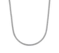 Amor Halskette Edelstahl Unisex Damen Herren Halsschmuck, 50 cm, Silber, Kommt in Schmuck Geschenk Box, 9039166