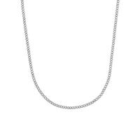 Amor Halskette Edelstahl Unisex Damen Herren Halsschmuck, 50 cm, Silber, Kommt in Schmuck Geschenk Box, 2017857