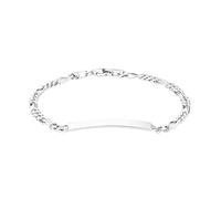 amor - Identarmband für Damen, 925 Sterling Silber Armbänder & Armreife Weiss