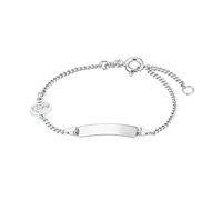 Amor Identarmband Mädchen, Silber, 5 mm, 1,8 mm, Silber 925, rhodiniert 9303854