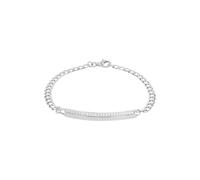 amor Identarmband Damen silber, 18