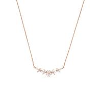 Amor Kette mit Anhänger 925 Sterling Silber Damen Halsschmuck, mit Zirkonia synth., 40+5 cm, Roséfarben, Kommt in Schmuck Geschenk Box, 2024160