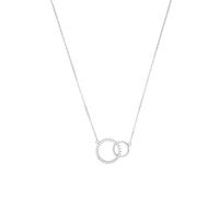 amor Kette mit Anhänger Silber Weiss Damen