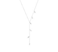 Amor Kette mit Anhänger 925 Sterling Silber Damen Halsschmuck, mit Zirkonia synth., 42+3 cm, Silber, Kommt in Schmuck Geschenk Box, 2028404