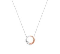amor Kette mit Anhänger Bicolor Damen