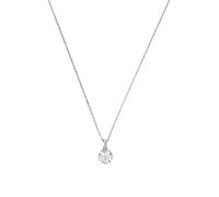 Amor Kette mit Anhänger 925 Sterling Silber Damen Halsschmuck, mit Zirkonia synth., 45 cm, Silber, Kommt in Schmuck Geschenk Box, 9293407