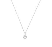 Amor Kette mit Anhänger 925 Sterling Silber Damen Halsschmuck, mit Zirkonia synth., 45 cm, Silber, Kommt in Schmuck Geschenk Box, 2026270