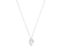 Kette mit Anhänger AMOR "9178230", silber (silberfarben, kristallweiß), Halsketten, Damen, Perlen Silber 925 (Sterlingsilber), L: 45, Perlen, Silber 925 (Sterlingsilber), mit Zirkonia (synth.) - mit S