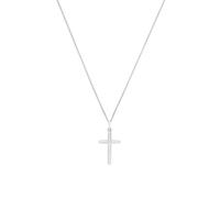 Kette mit Anhänger AMOR "Kreuz, 9070435", silber (silberfarben), Halsketten, Damen, Silber 925 (Sterlingsilber), L: 45cm, Made in Germany (14942455-0) silberfarben