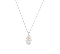 amor Kette mit Anhänger Bicolor Damen