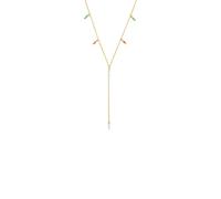 amor Kette mit Anhänger Damen grün, 45