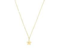 Amor Kette mit Anhänger für Damen, Gold 585, Zirkonia synth. | Stern, gold Gold