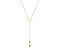 amor Kette mit Anhänger Damen orange, 50