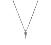 Amor Kette mit Anhänger 2040348 – Edelstahl, 55+5 cm, Silber, Herren, Geschenkbox