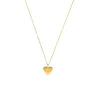 Kette mit Anhänger AMOR "Schmuck Geschenk Halskette Herz, 2019926, Gold 585" Halsketten Gr. Gelbgold 585, gelb (gelbgoldfarben) Damen Ketten mit Anhänger Perfekt zu Kleid, Shirt, Jeans, Sneaker Anlass Weihnachten Geburtstag (42513225-0)